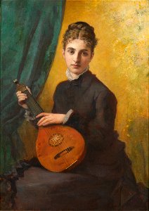 William Morris Hunt - Portrait of Ellen M. Brown (Mrs. Ellen Berry) - 77.034 - Rhode Island School of Design Museum