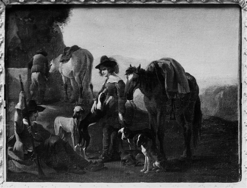 Hunters Resting (Jan Miel) - Nationalmuseum - 17495