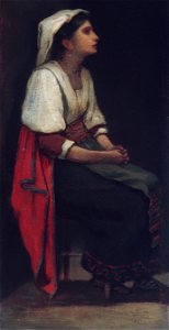 William Morris Hunt - Italian Girl (1867)