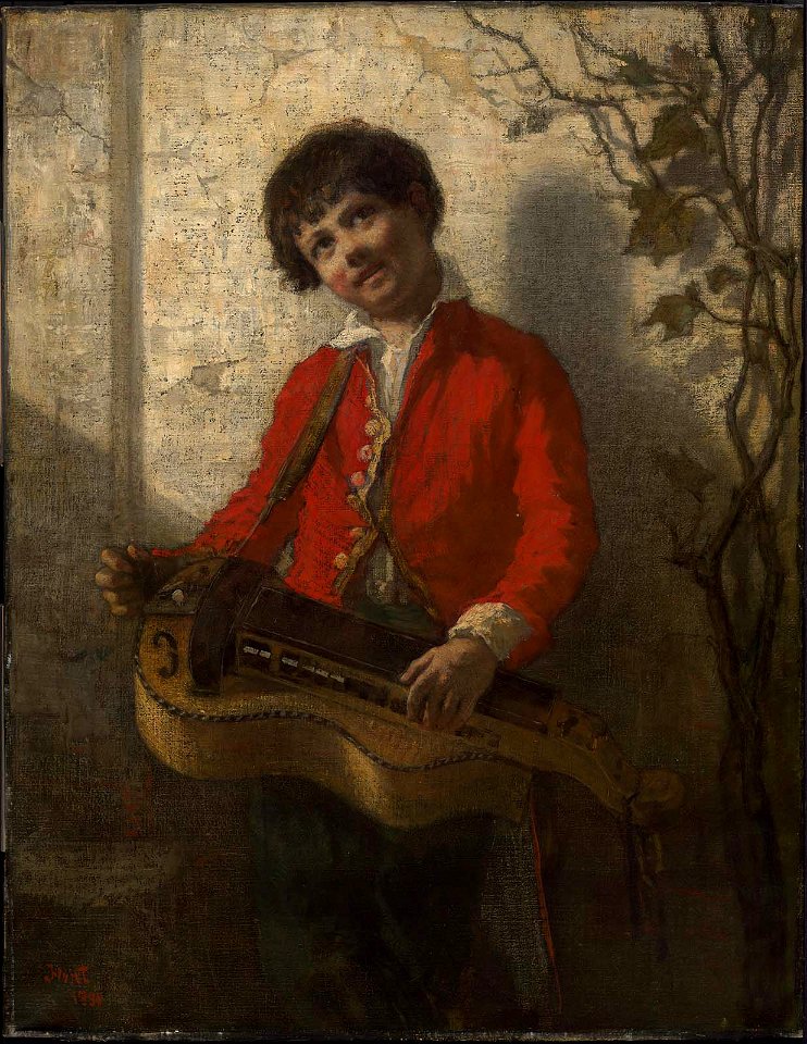 William Morris Hunt - The Hurdy-Gurdy Boy - 00.503 - Museum of Fine Arts