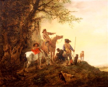 Hunters at Rest by Philips Wouwerman Mauritshuis 222