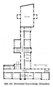 HUSB 1914, Band 1, Abb 203, Volksschule Reginenstraße