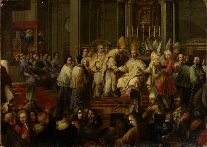 Hyacinthe Collin de Vermont - Anointing of a bishop - M.Ob.256 MNW - National Museum in Warsaw