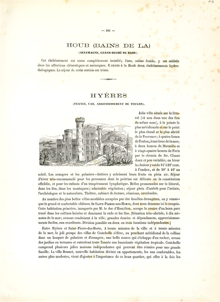 Hyères - Fonds Ancely - B315556101 A BERTHIER 115