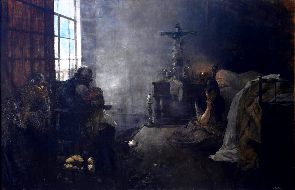 Huérfanos, de Fernando Cabrera Cantó (Museo del Prado)