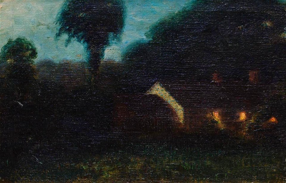 Cabin at Dusk by Will Hutchins