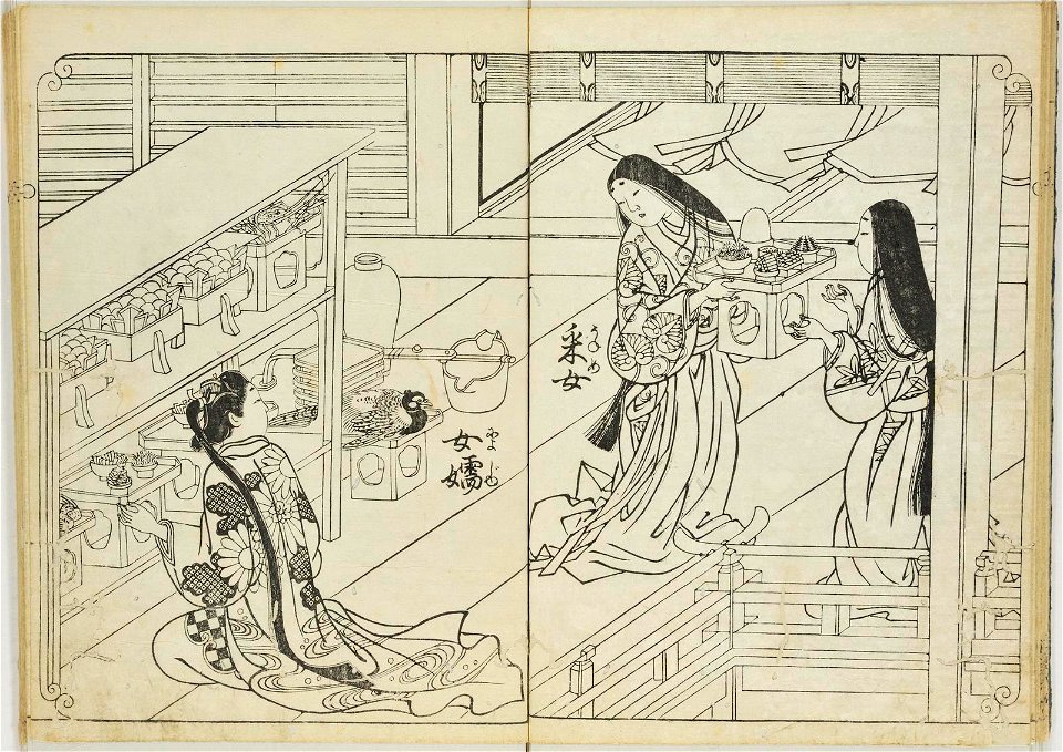 Hyakunin joro shina-sadame 百人女郎品定 (One Hundred Women Classified According to their Rank) (BM 1979,0305,0.70.1 33)