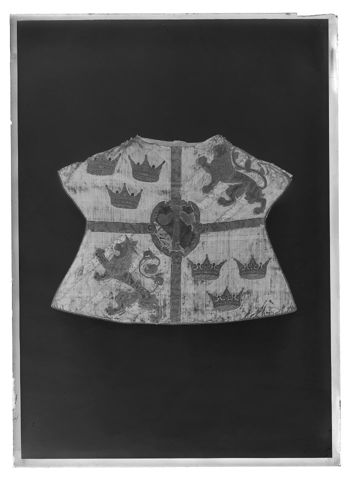 Häroldskåpa, 1500-tal. Gustav Vasas begravning - Livrustkammaren - 9026-negative