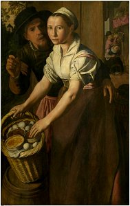 Huybrecht Beuckeleer - The egg seller