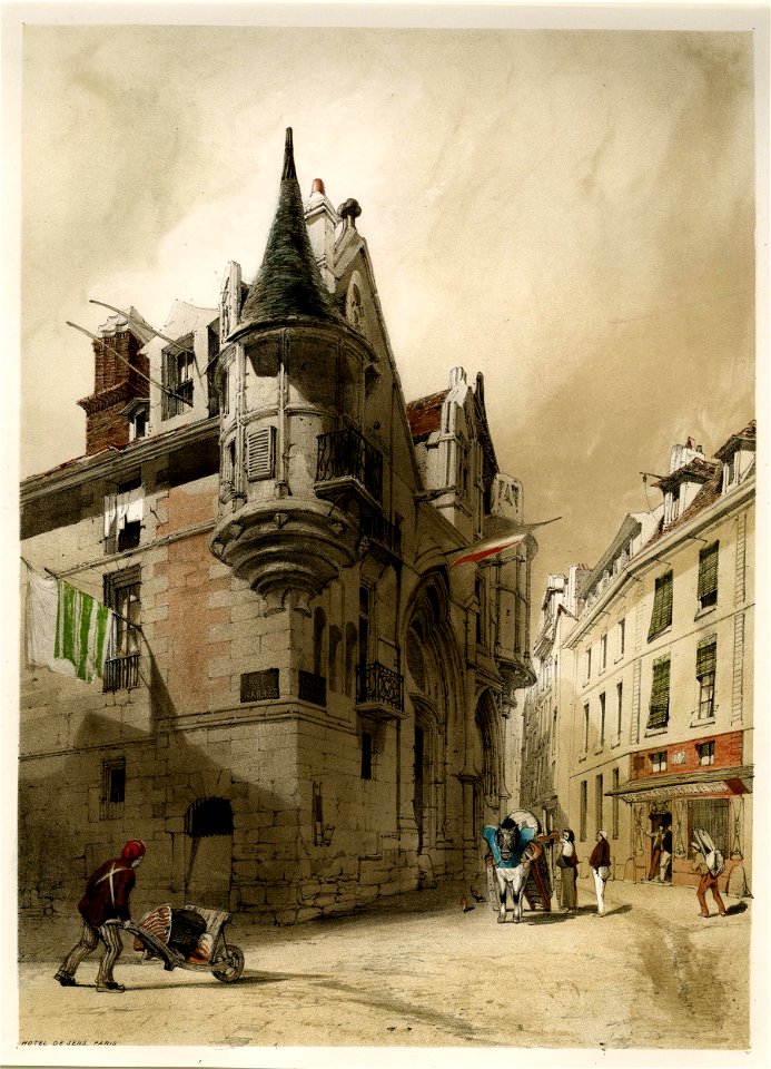 Hôtel de Sens, Paris (BM 1870,0813.198)