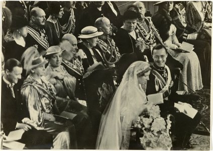 Huwelijk prinses Juliana en prins Bernhard, 7 januari 1937 RP-F-2008-33-9