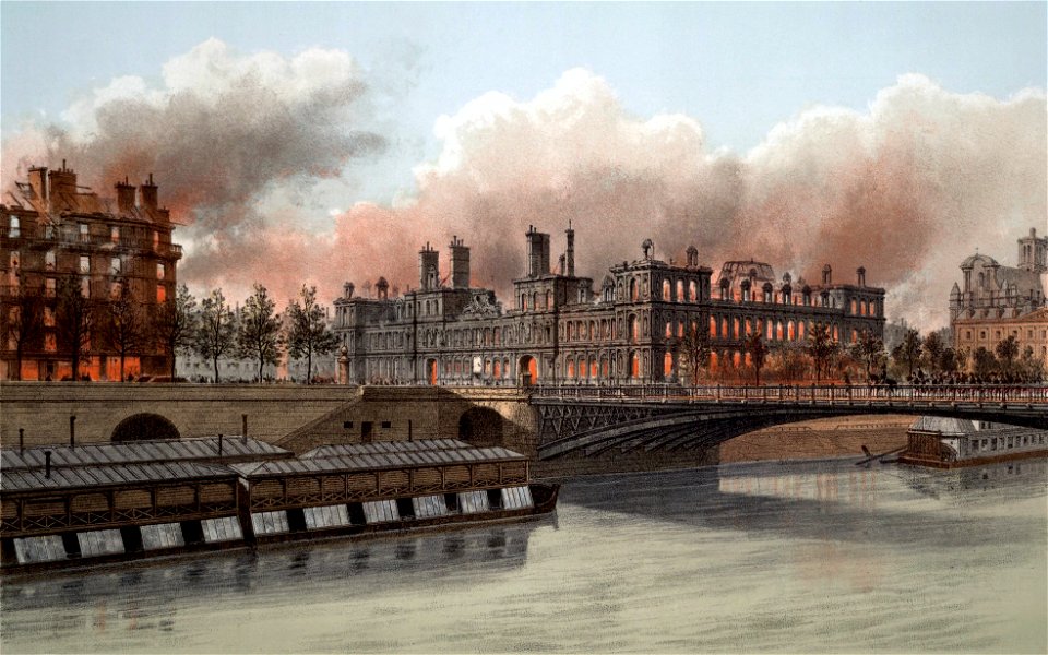 Hôtel de Ville, 24 Mai 1871