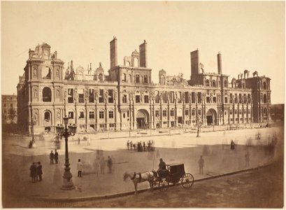 Hôtel de Ville after the Commune (original)