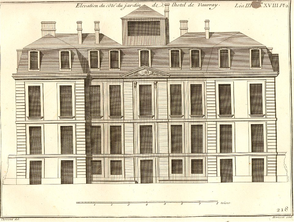 Hérisset Antoine-Blondel-architecture Française-Hôtel de Vauvray