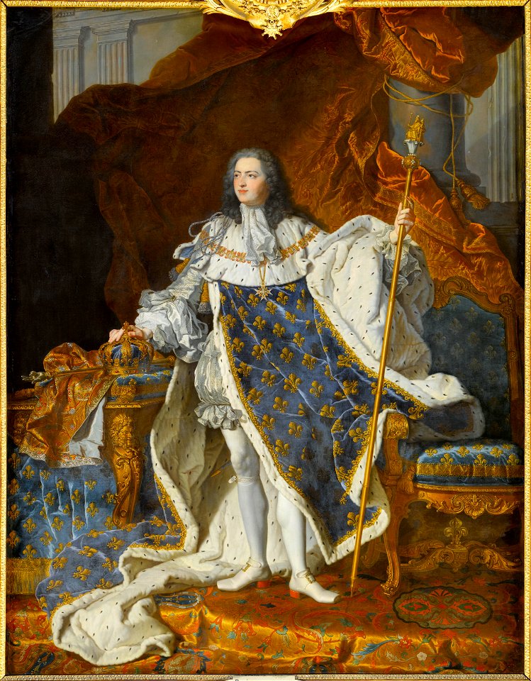 Hyacinthe Rigaud (d'après) Louis XV