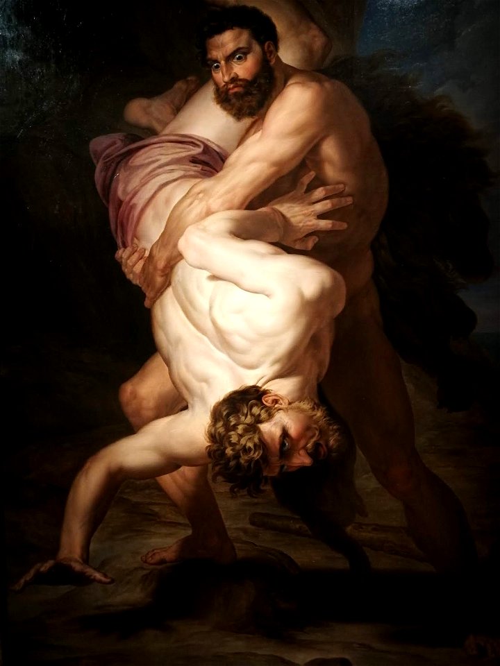 Hércules y Anteo (Tegeo)