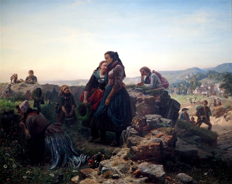 Hübner Abschied der Auswanderer@Ostdeutsche Galerie Regensburg 20160930