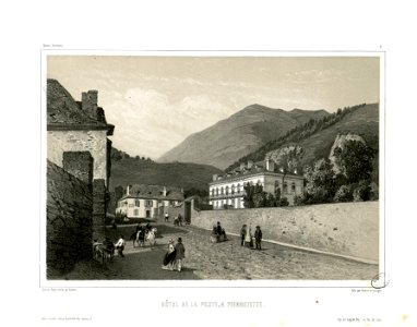 Hôtel de la Poste, à Pierrefitte (Hautes-Pyrénées, 11) - Fonds Ancely - B315556101 A AUBRUN 1 007