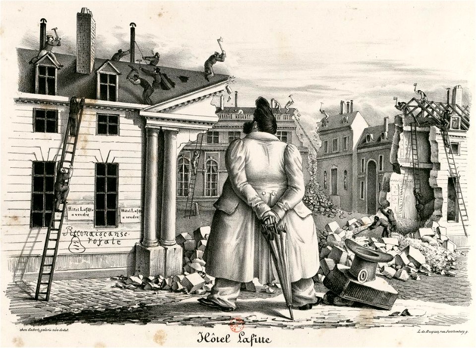 Hôtel Lafitte - (estampe)