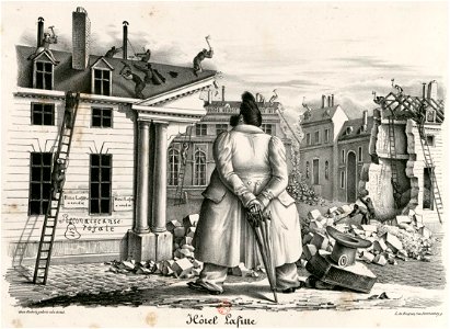 Hôtel Lafitte - (estampe)