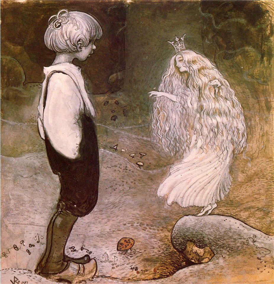 I samma ögonblick var hon förvandlad till en underskön liten älva-2