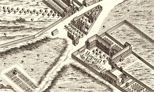 Hôpital Sainte-Anne, Plan de Turgot 04 - David Rumsey