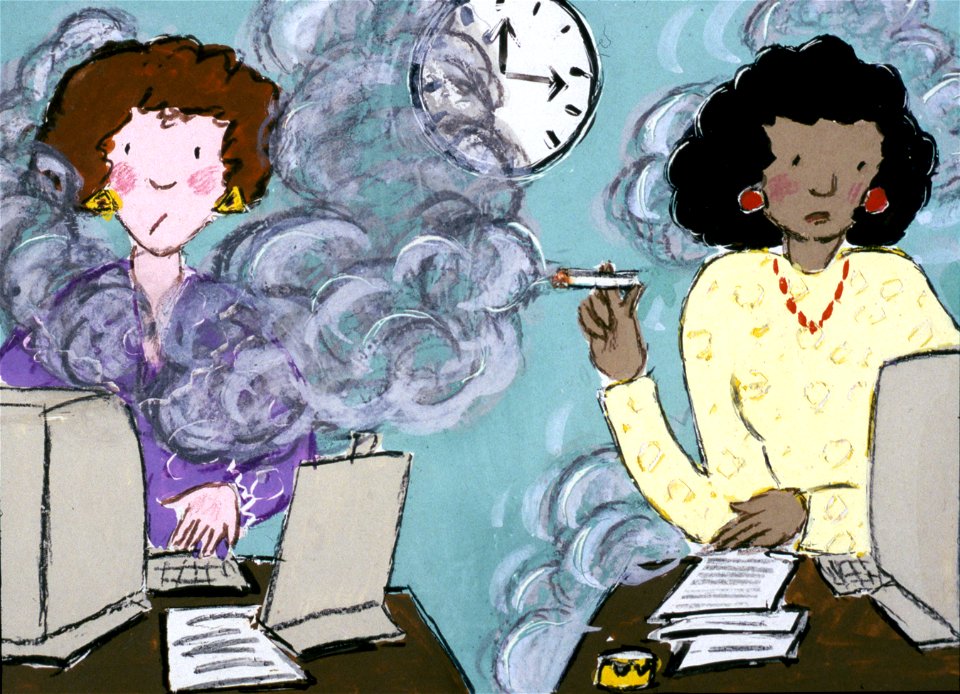 I mind very much if you smoke cartoon