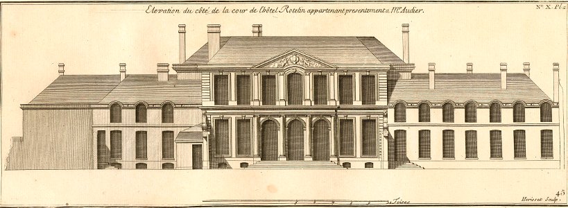 Hérisset Antoine-Blondel-architecture Française-hôtel Rotelin