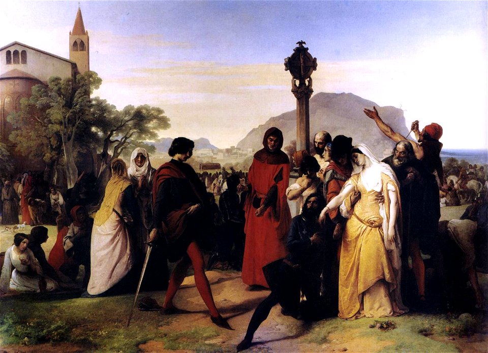 I vespri siciliani by Francesco Hayez