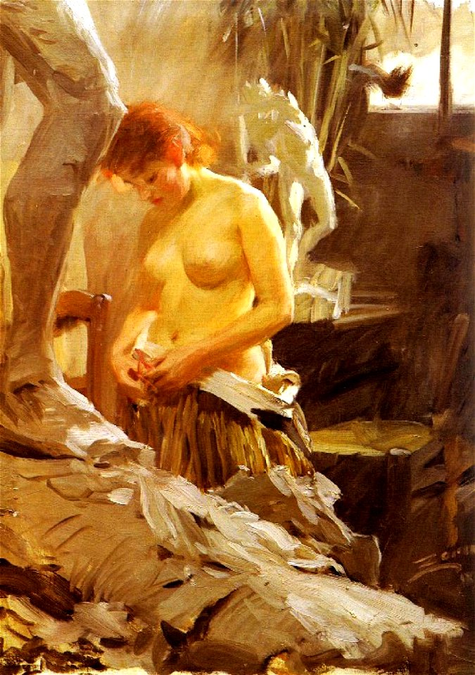 I Wikströms atelje by Anders Zorn 01