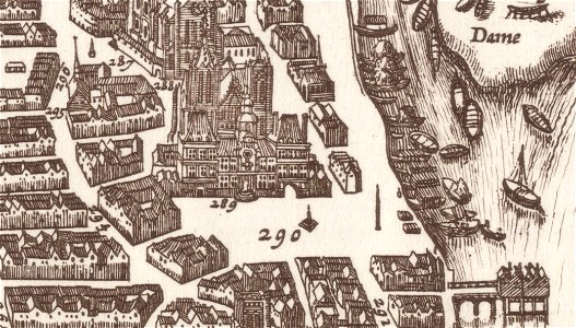 Hôtel de Ville de Paris in 1618