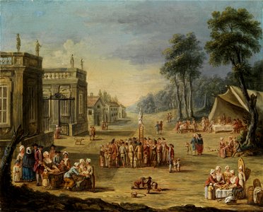 Höfisches Gartenfest (Frankreich 18 Jh)