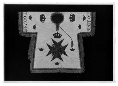 Häroldskåpa till Nordstjärneorden, 1800-tal - Livrustkammaren - 26413-negative