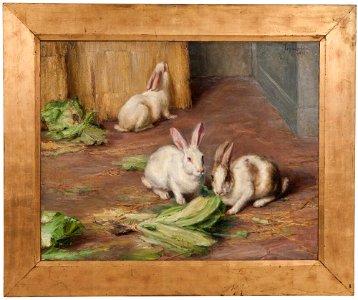 Ida von Schulzenheim - Rabbits - NM 1749 - Nationalmuseum