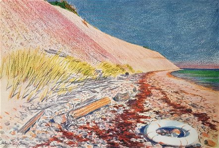 Höga Land Gotska sandön x Albert Engström 1925