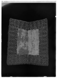 Hästtäcke, blå karossen - Livrustkammaren - 644-negative