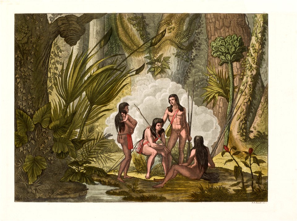 I Camacani nel bosco, da Coleção Brasiliana Iconográfica