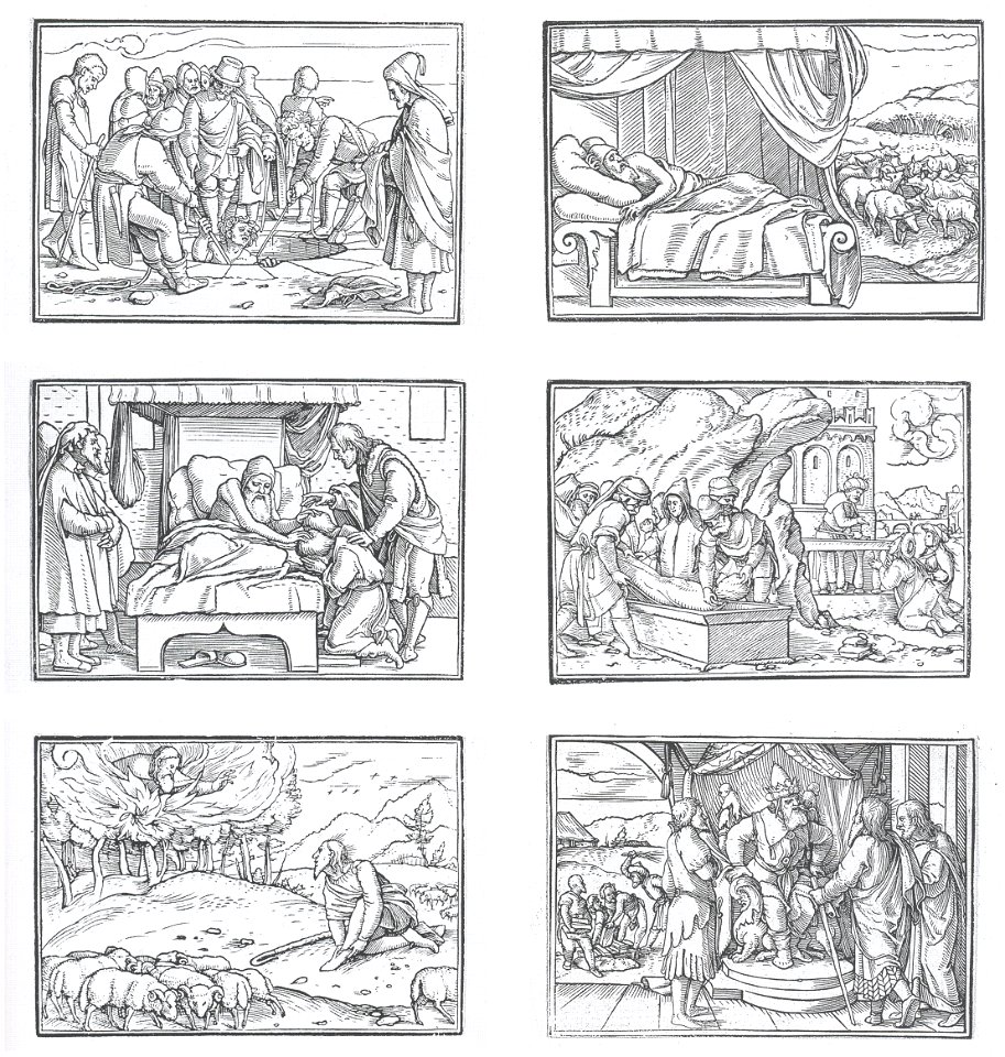 Icones, Old Testament Illustrations, by Hans Holbein the Younger