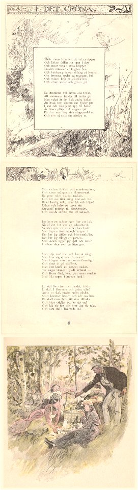 I det gröna Sehlstedt Ill av Carl Larsson