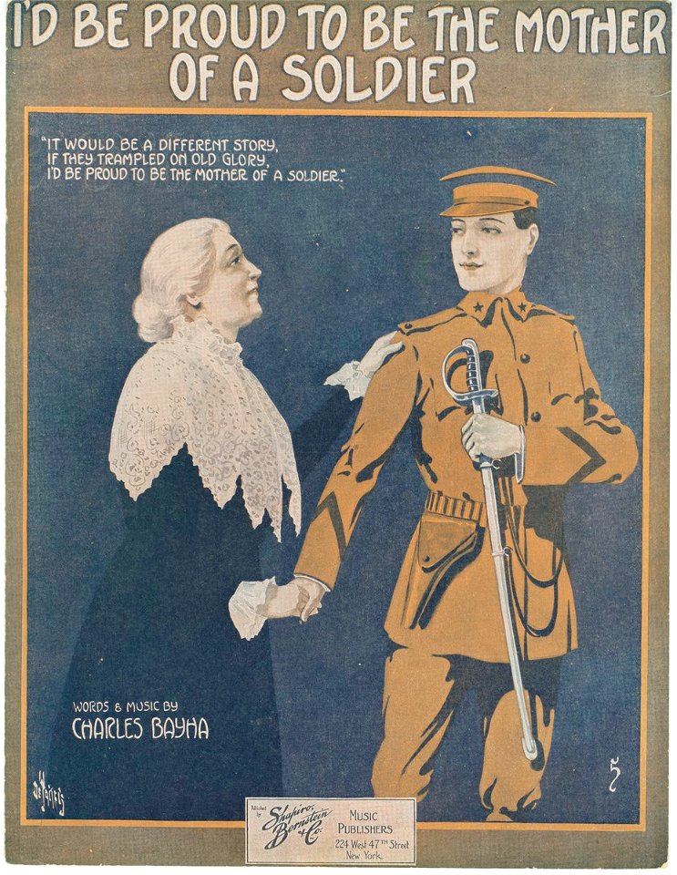 I'm proud to be the mother of a soldier 1915