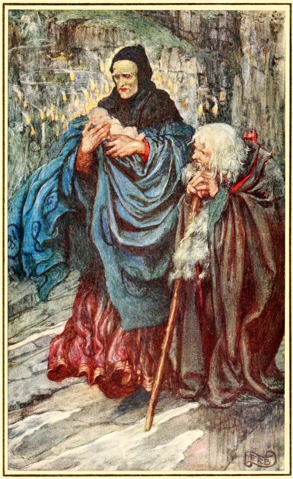 Idylls of the King (1913) 19 - They found a naked child upon the sands