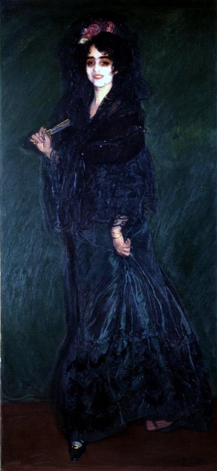 Ignacio Zuloaga y Zabaleta - My Cousin Cándida - A291 - Hispanic Society of America