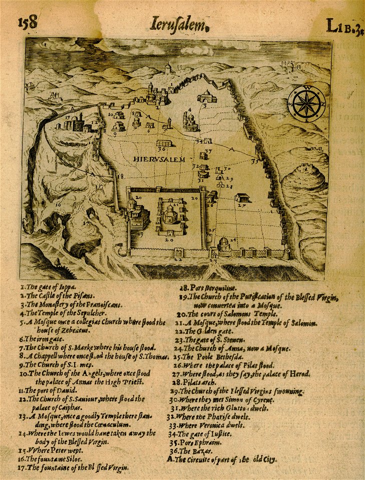 Ierusalem - Sandys George - 1615