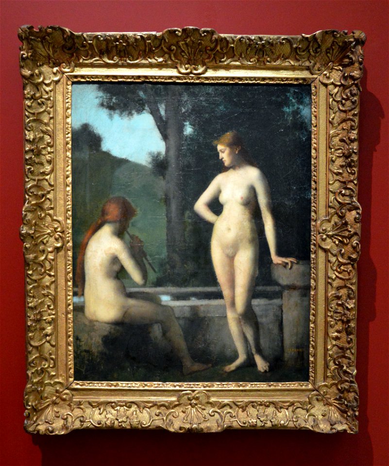 Idylle-Jean-Jacques Henner-Orsay-cadre