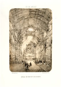 Igreja do Convento de S. Bento, da Coleção Brasiliana Iconográfica