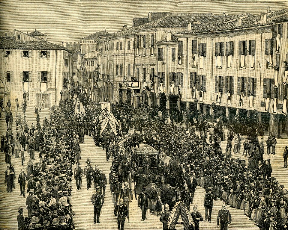 I funerali del deputato Luigi Ferrari