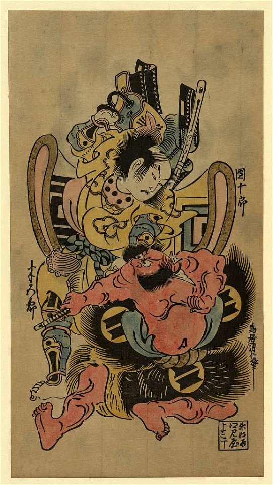 Ichikawa danjūrō (to) sakata hangorō LCCN2008660750