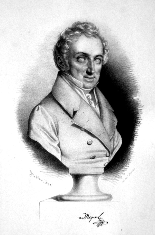 Ignaz Franz von Mosel Stadler Litho