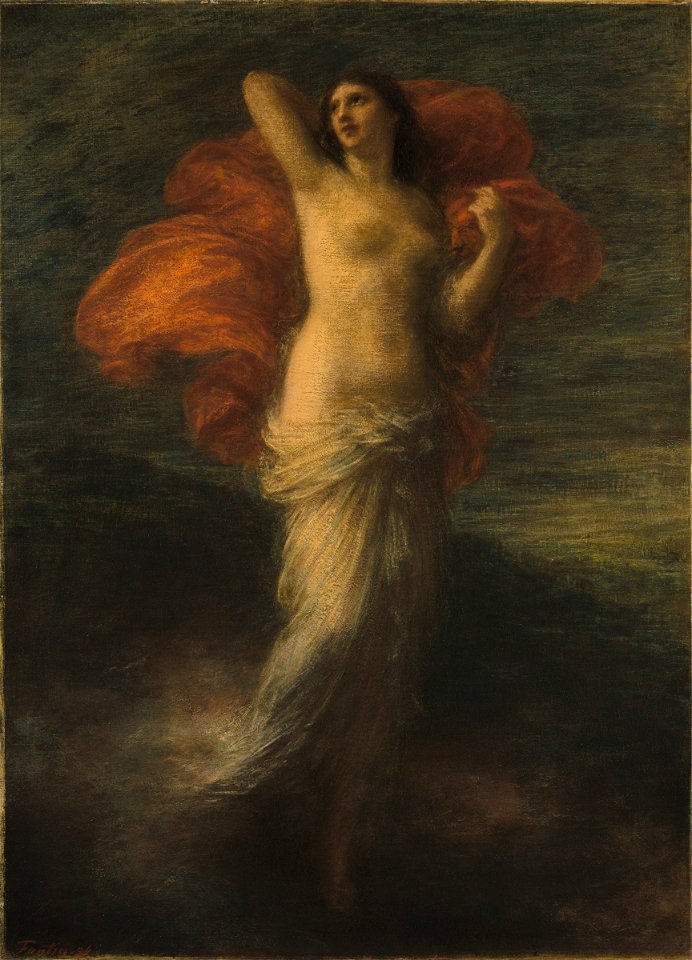 Ignace-Henri-Jean-Théodore Fantin-Latour - Dawn - 1943.238 - Fogg Museum