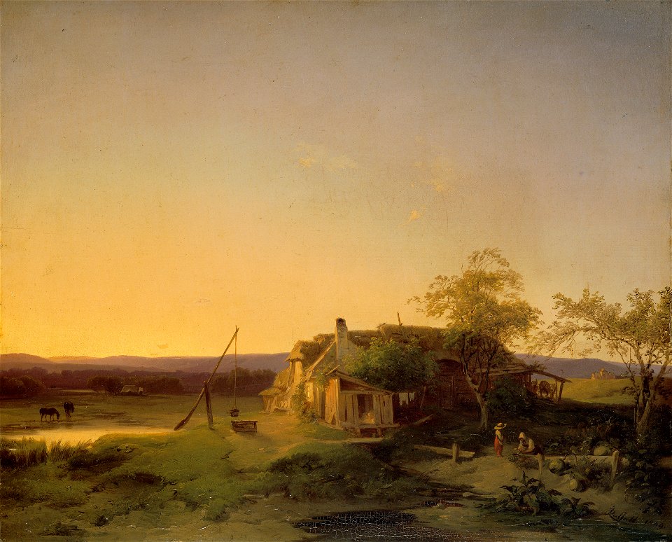 Ignaz Raffalt - Abendlandschaft - 2180 - Kunsthistorisches Museum